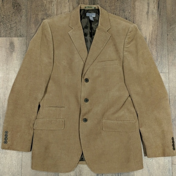 H&M Other - H&M Men's Camel Color Corduroy Blazer Size 41R